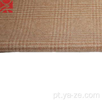 Grs Wool Check Tweed Plaid Fabric para sobretudo